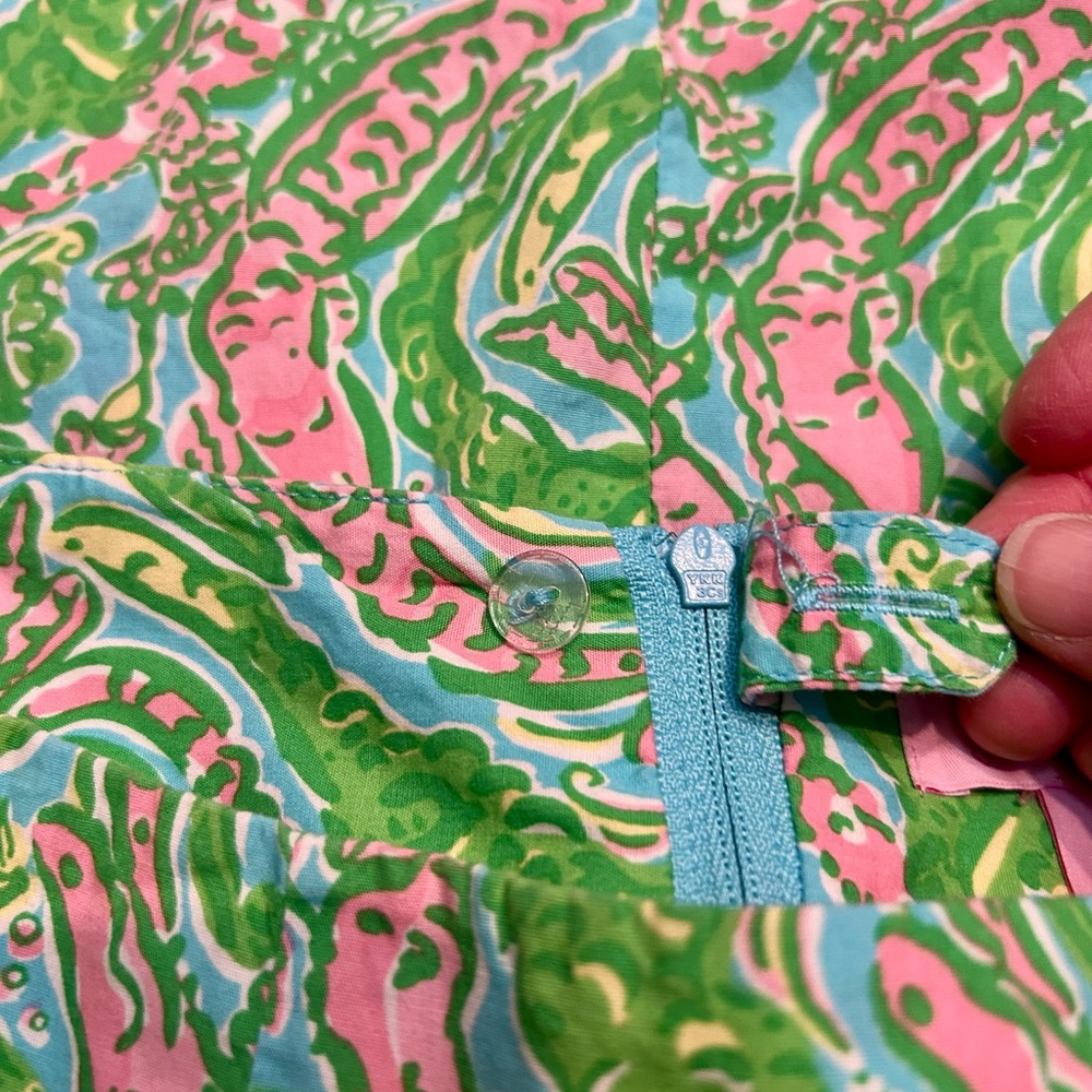 Lilly Pulitzer Ladies Chomp Chomp Skirt Size 0 Spring Summer - Picture 5 of 5